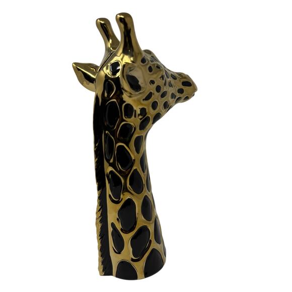 Vintage MCM Giraffe Bank 15.5″ Tall Mid‑Century Ceramic / Pottery Coin Bank - Picture 4 of 8